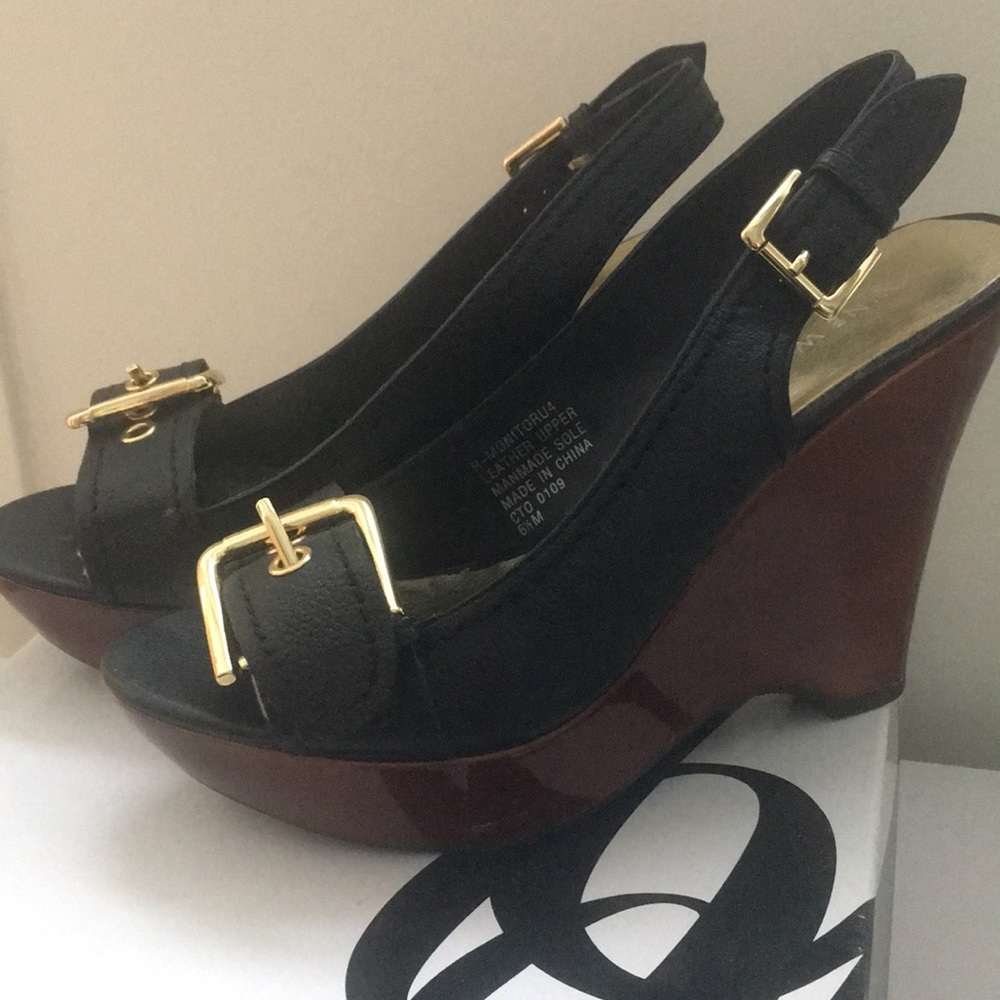 Nine West Black Sandals